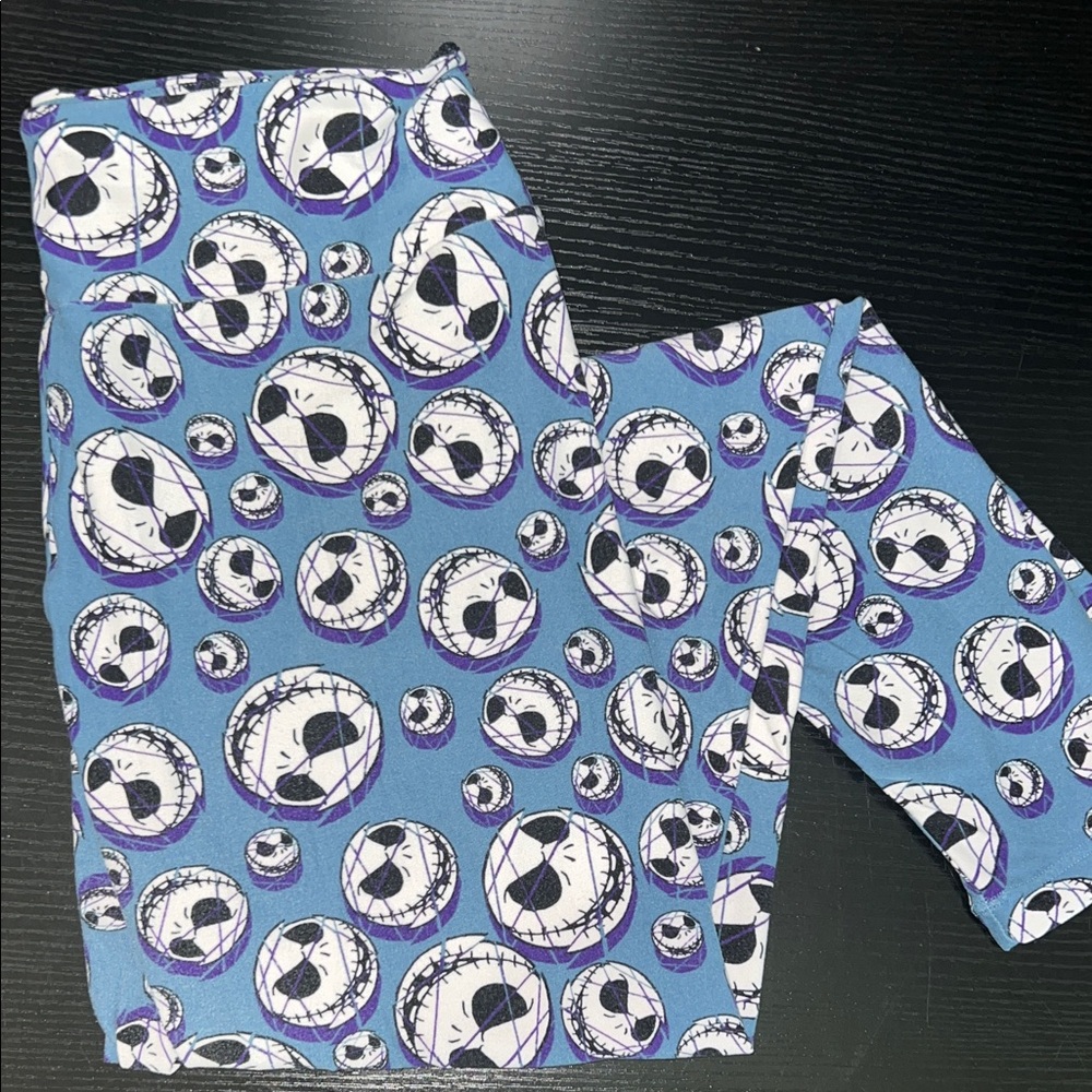 Disney Jack Nightmare Before Christmas Patterned LulaRoe Leggings